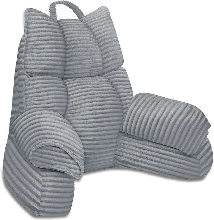 Lounge Comfort | Bed Pillow with Arm Support &amp; Memory Foam | Ideal for Reading and Gaming