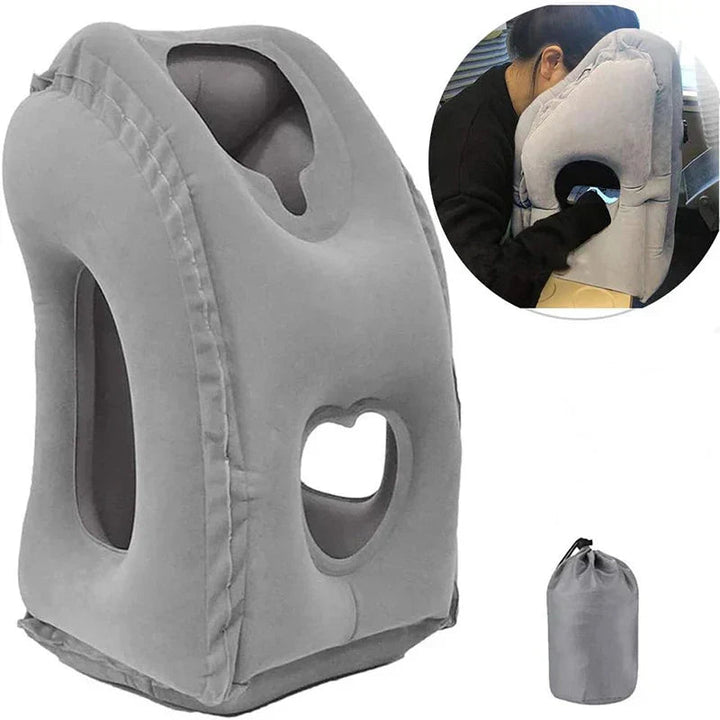 ComfortRest | Ergonomic Travel Pillow for Neck &amp; Head with 45° Angle Support | Compact Design for Ultimate Comfort