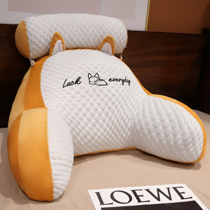 Vepine Comfort Haven | Large Memory Foam Reading Pillow with Arm Support | Ergonomic Backrest for Relaxation and Posture Improvement