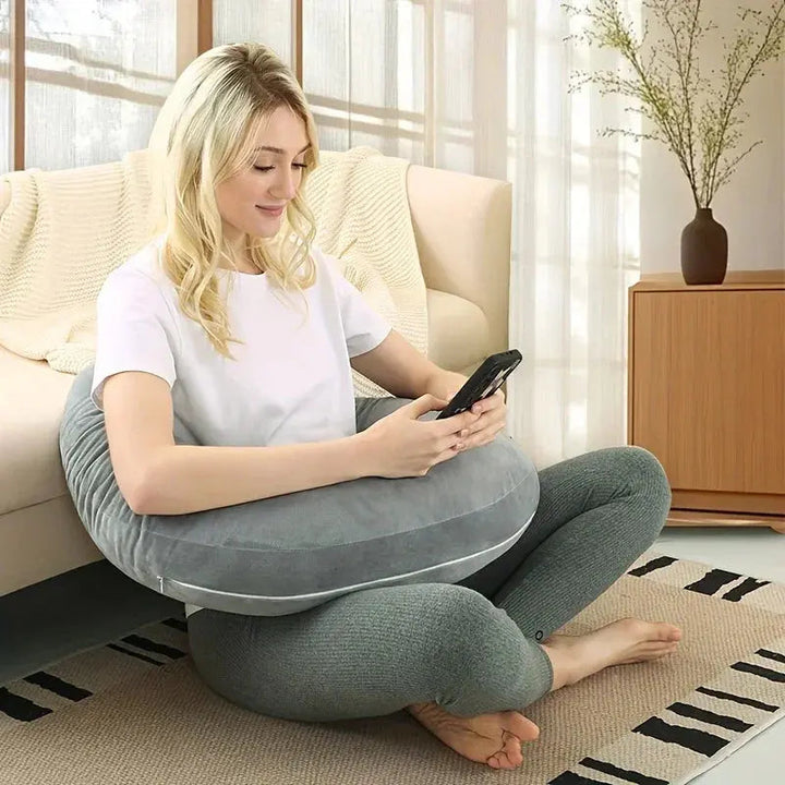 Vepine Comfort Haven | Reading Pillow with Arms for Ultimate Relaxation | U-Shape Design for Reading and Crafting