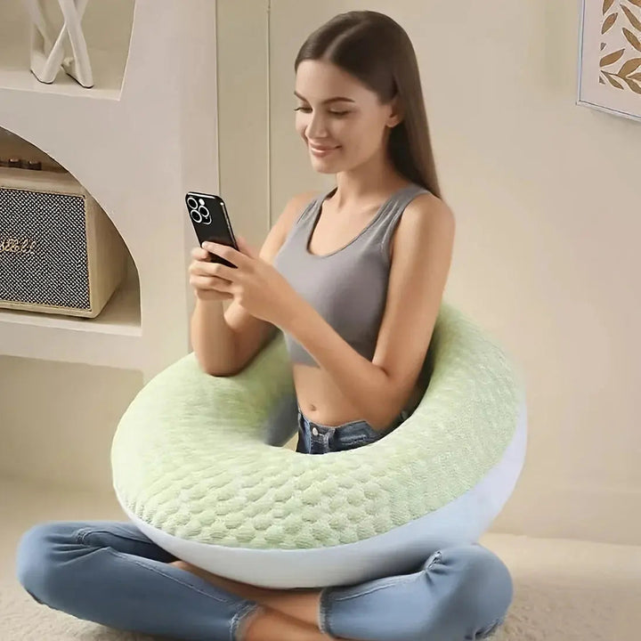 Vepine Comfort Haven | Reading Pillow with Arms for Ultimate Relaxation | U-Shape Design for Reading and Crafting
