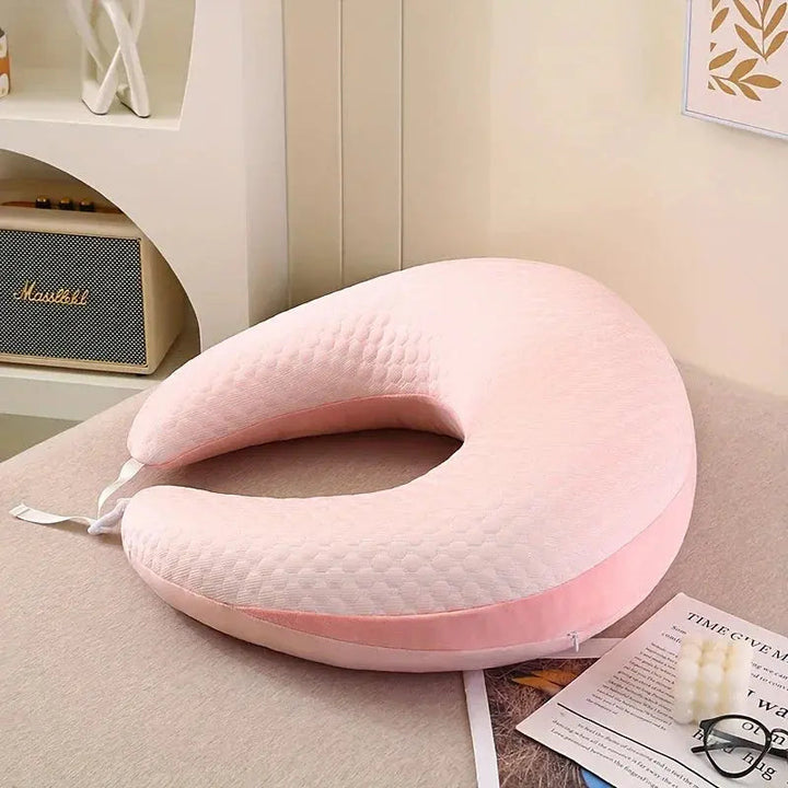 Vepine Comfort Haven | Reading Pillow with Arms for Ultimate Relaxation | U-Shape Design for Reading and Crafting