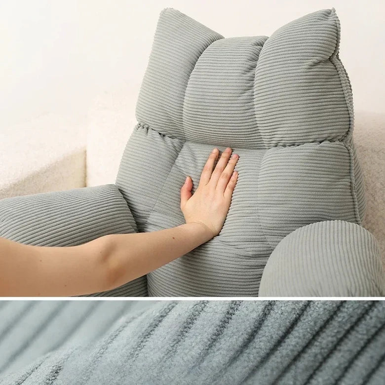 Lounge Comfort | Bed Pillow with Arm Support &amp; Memory Foam | Ideal for Reading and Gaming