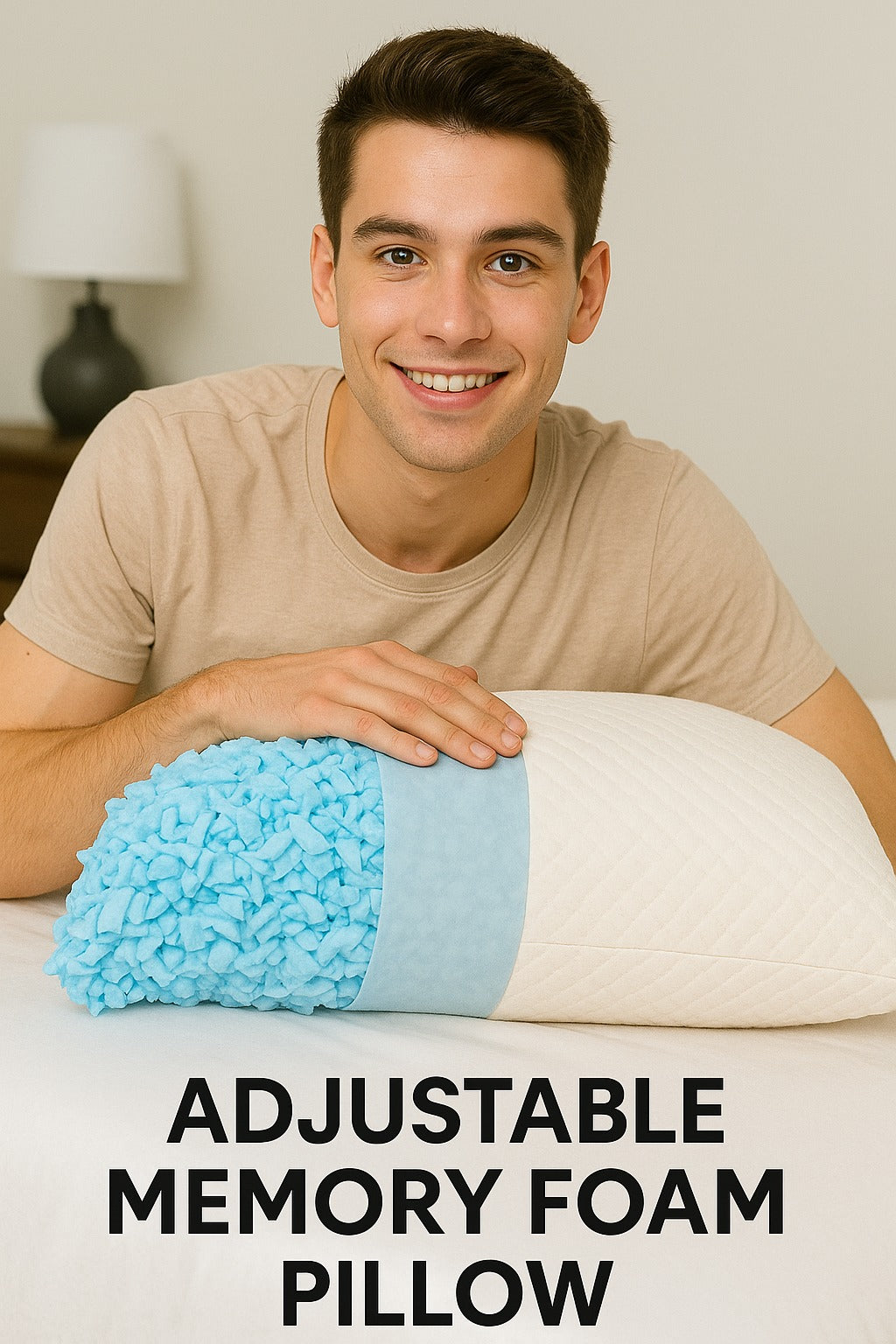 Dreamers Cooling Memory Foam Pillow