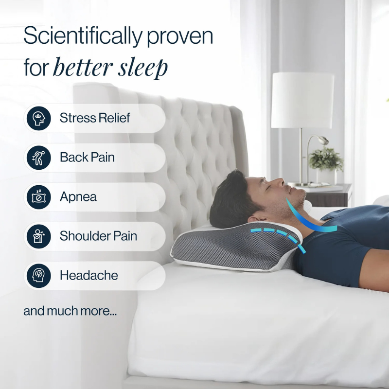 Cervical Memory Foam Pillow – Restorative Sleep Without Pain