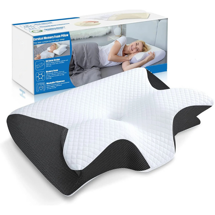 Cervical Memory Foam Pillow – Restorative Sleep Without Pain
