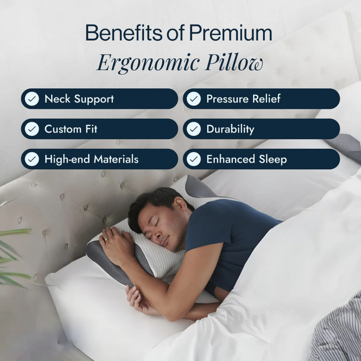 Cervical Memory Foam Pillow – Restorative Sleep Without Pain