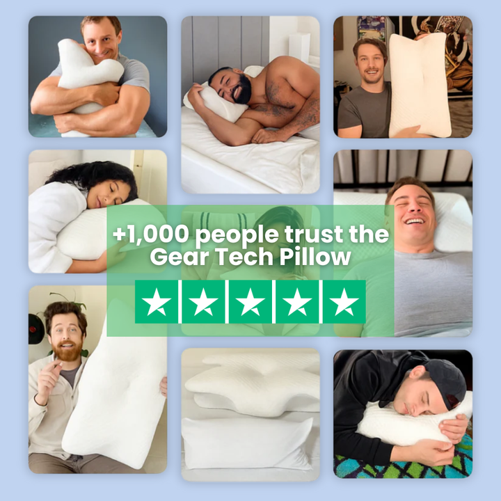 Sisica | Ergonomic Pillow for Neck Comfort &amp; Snore Reduction | White