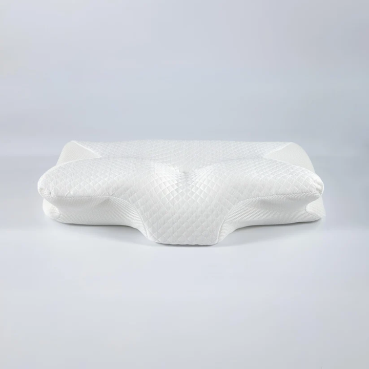 Sisica | Ergonomic Pillow for Neck Comfort &amp; Snore Reduction | White