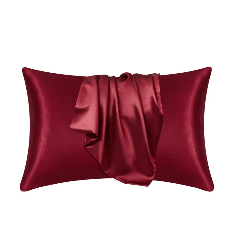 Davy | Zippered Satin Pillow Cover for Smooth Sleep