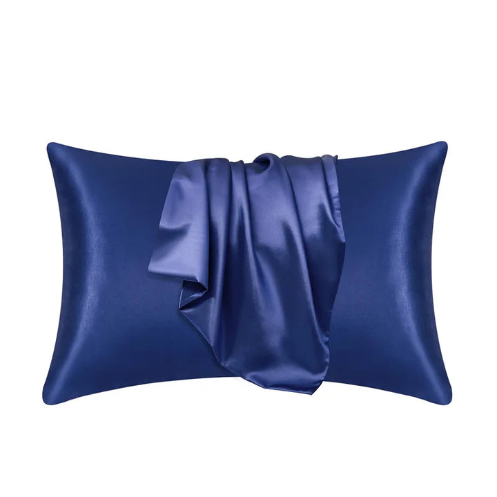 Davy | Zippered Satin Pillow Cover for Smooth Sleep