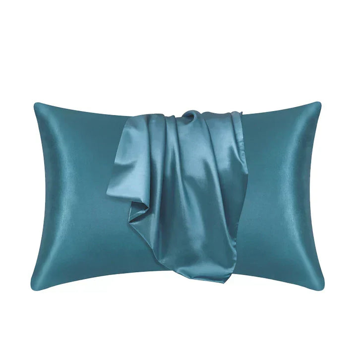 Davy | Zippered Satin Pillow Cover for Smooth Sleep