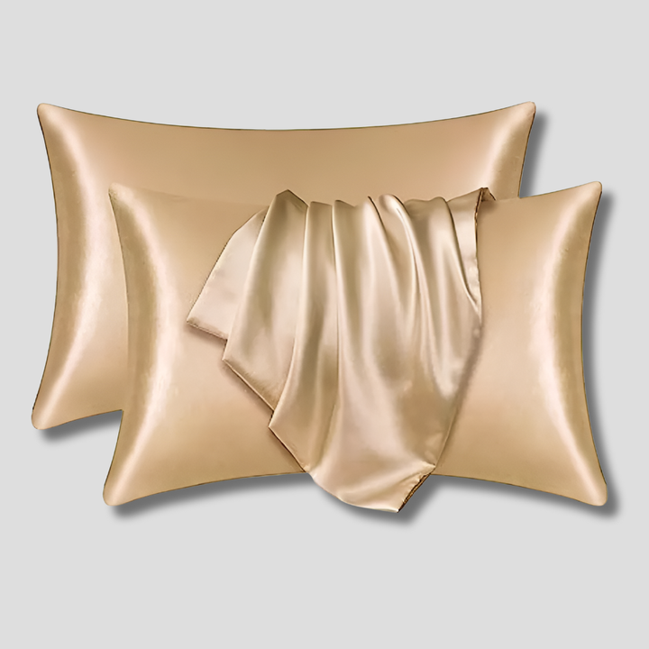 Davy | Zippered Satin Pillow Cover for Smooth Sleep
