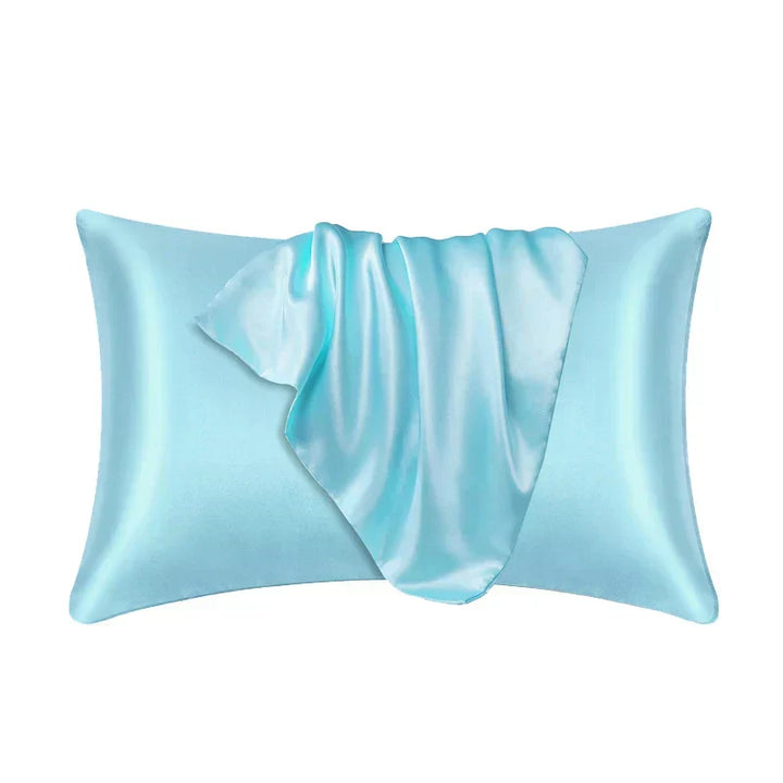 Davy | Zippered Satin Pillow Cover for Smooth Sleep