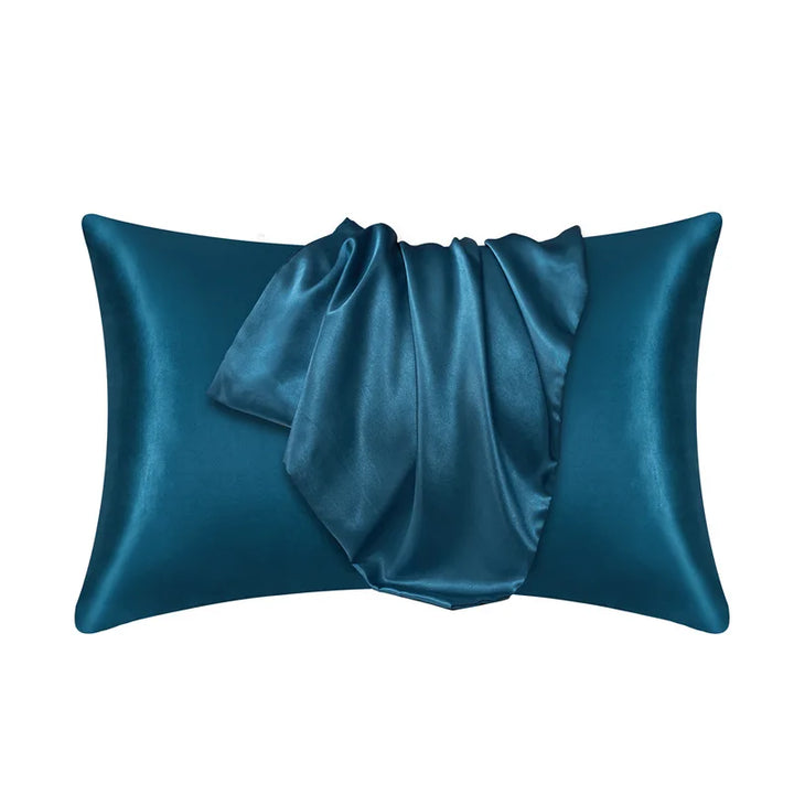 Davy | Zippered Satin Pillow Cover for Smooth Sleep