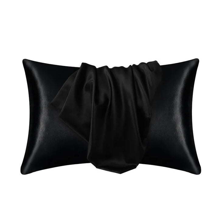 Davy | Zippered Satin Pillow Cover for Smooth Sleep