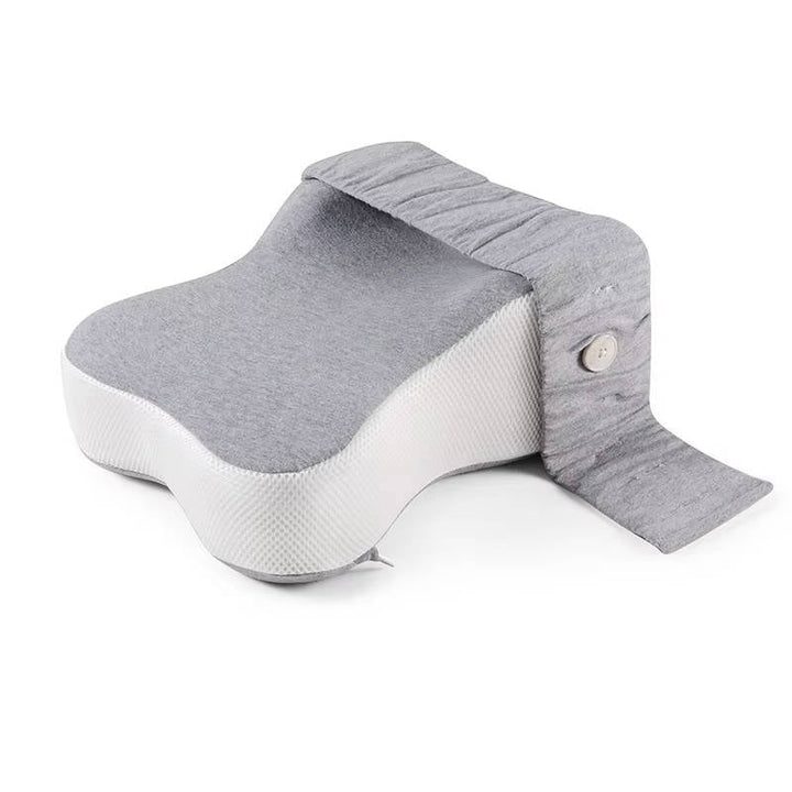 Adjustable Leg Pillow with Memory Foam for Knee and Side Sleep Comfort
