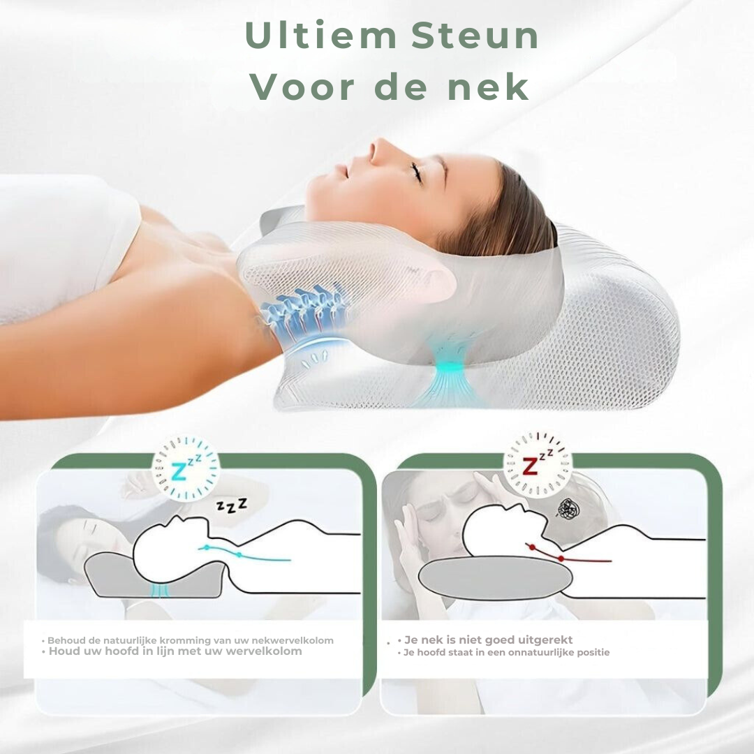 DreamAlign Orthopedic Pillow – Luxury Memory Foam for Neck Pain &amp; All Sleeping Positions