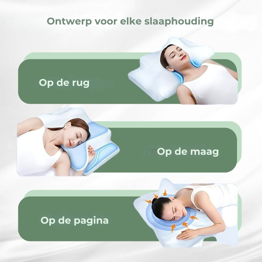DreamAlign Orthopedic Pillow – Luxury Memory Foam for Neck Pain &amp; All Sleeping Positions