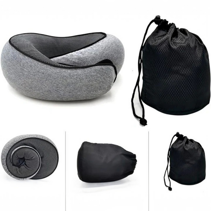 Snail Style Memory Foam, Travel Curved Neck Pillow