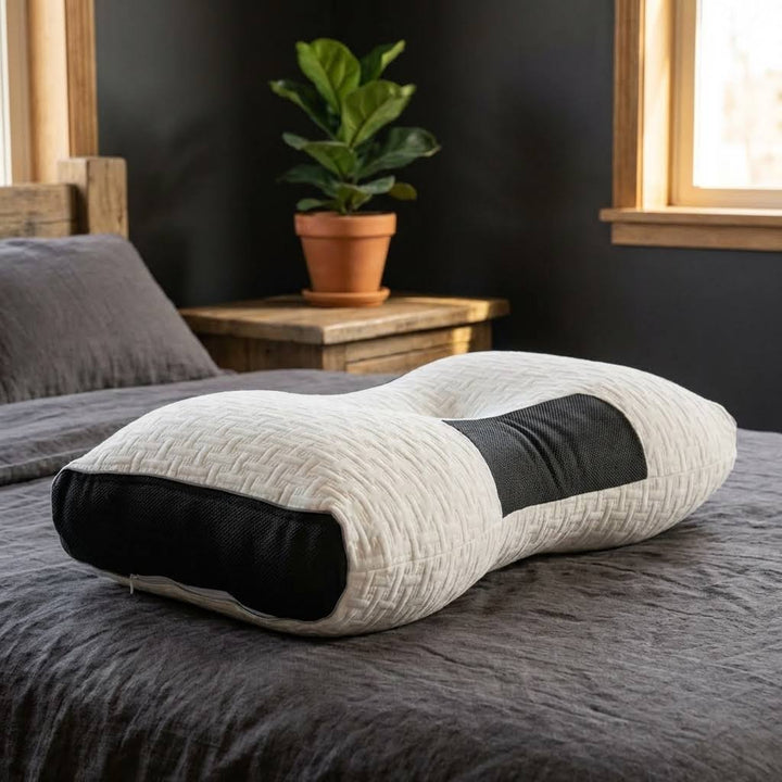 Hybrid Pillow For Back &amp; Side Sleepers - Neck Support Pillow