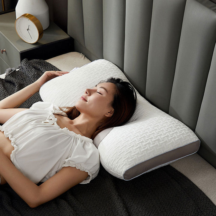 Pack of 2 - Hybrid Pillow For Back &amp; Side Sleepers - Neck Support Pillow