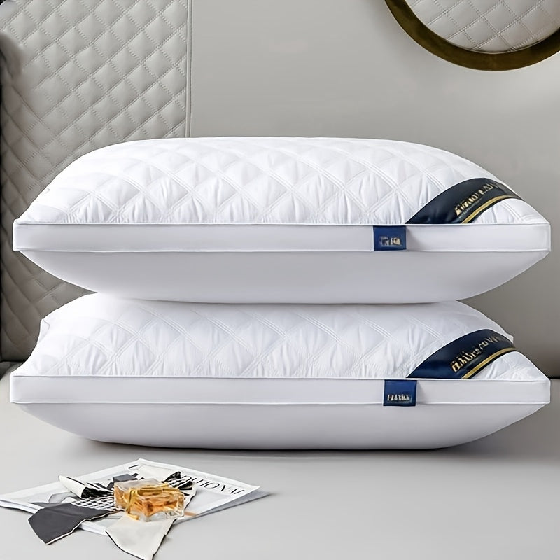 Hotel Comfort Pillow Set - 2 Hypoallergenic 3D Pillows