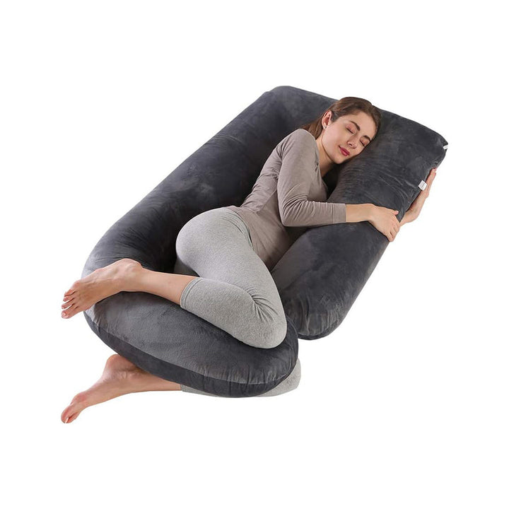 U-Shaped Full Body Pillow for Back, Belly &amp; Shoulder Support