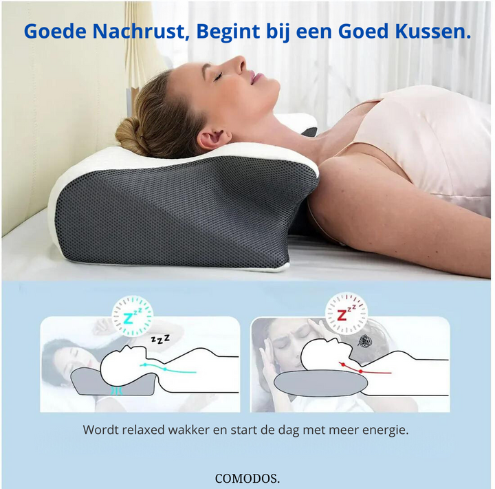 Wearclo | Ergonomic Contoured Pillow for Neck Pain Relief